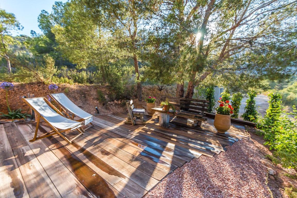 Casita Camino Viejo Villa Aigues Bagian luar foto
